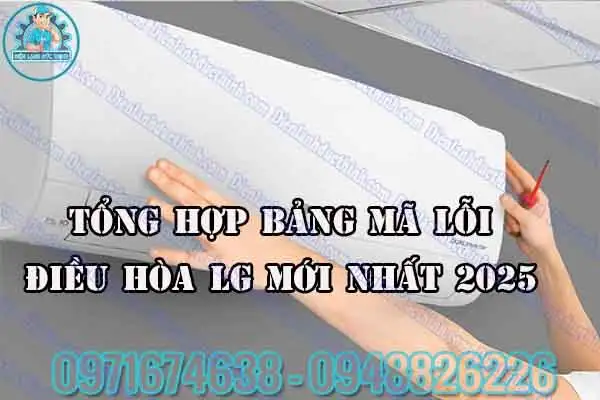 Máy lạnh LG báo lỗi chớp đèn
