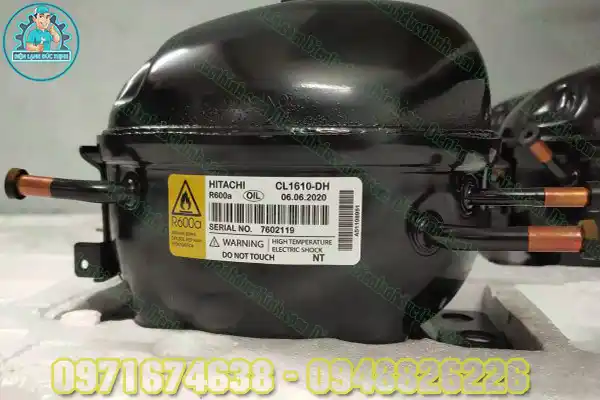 Thay lốc máy tủ lạnh Hitachi