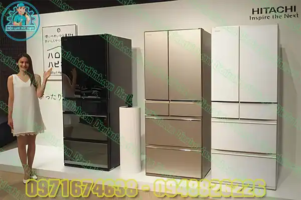Tủ lạnh Hitachi 6 cánh 620 lít