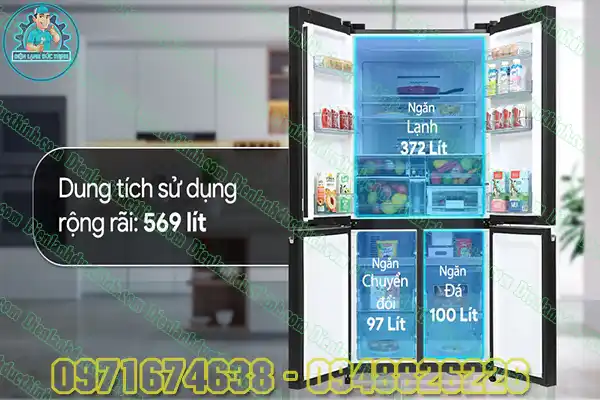 Tủ lạnh Hitachi 3 cánh