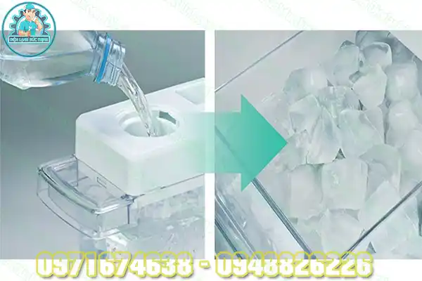 Tủ lạnh 4 cánh làm đá tự động