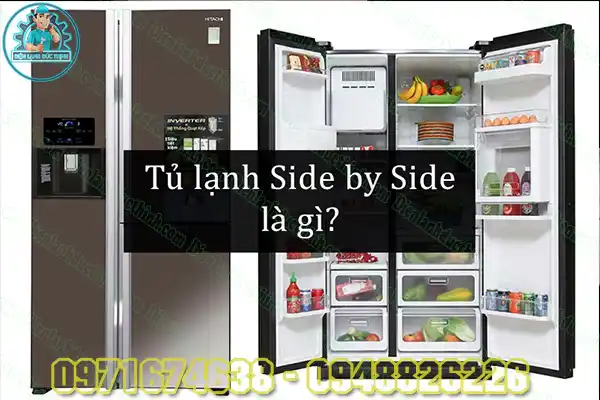 tủ lạnh side by side casper inverter 458 lít rs-460pg