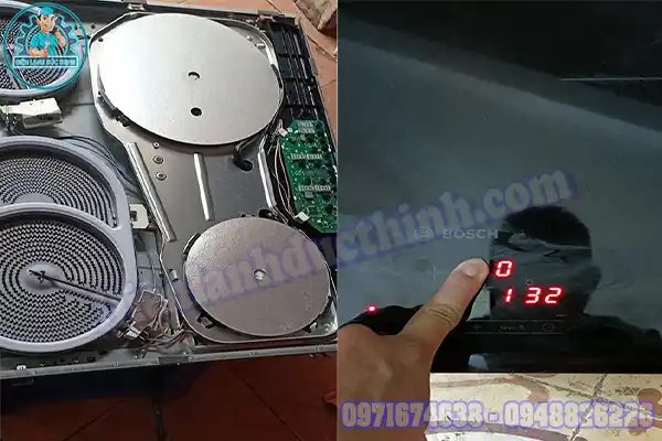 Sửa bếp từ midea không nhận nồi