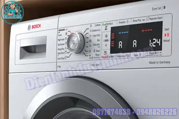 Cách reset máy giặt Bosch