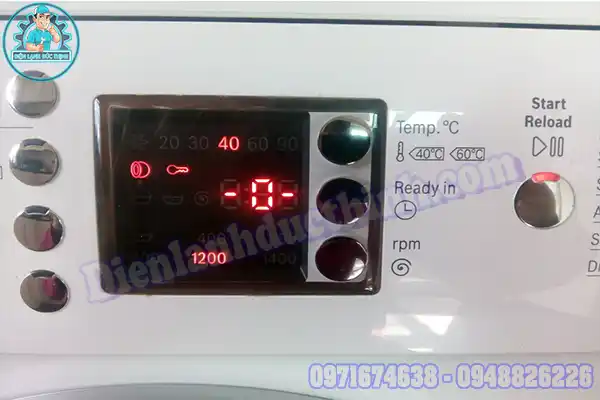 Máy giặt Bosch báo lỗi E30