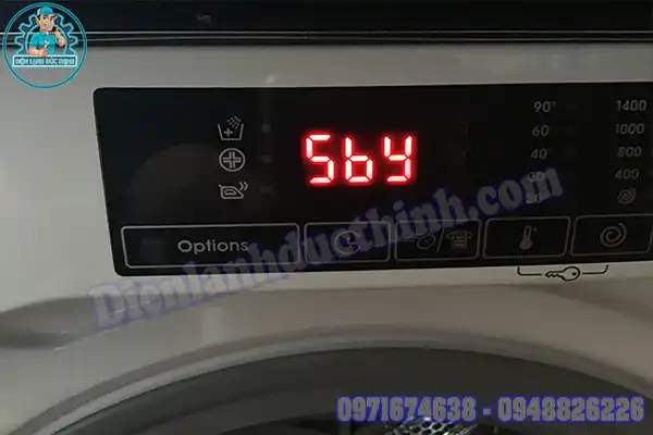 Máy giặt Candy báo lỗi E22