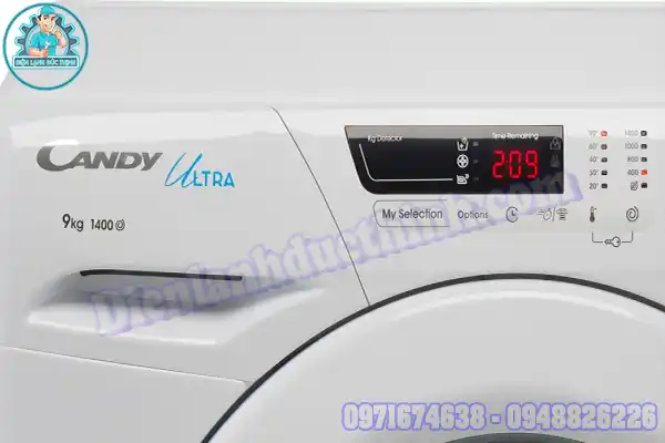 Máy giặt Candy báo lỗi E02