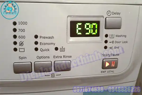 Xóa mã lỗi máy giặt Electrolux