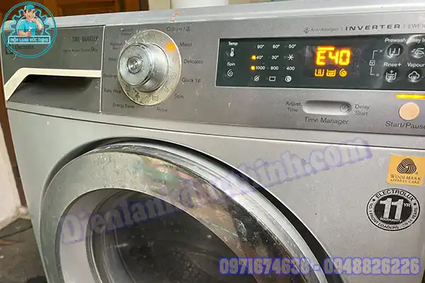 Test lỗi máy giặt Electrolux