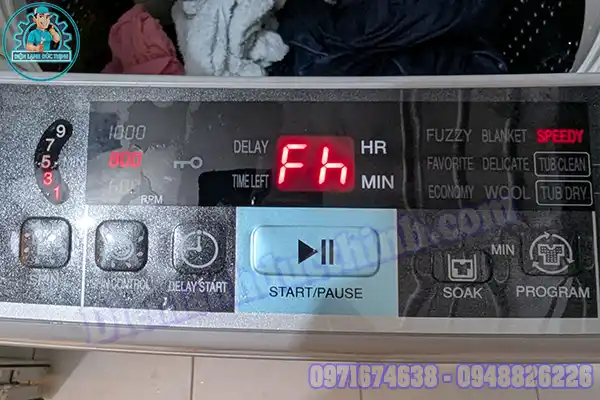 Mã lỗi máy giặt Hitachi FD