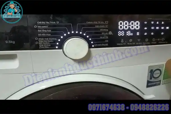 Cách test lỗi máy giặt Midea