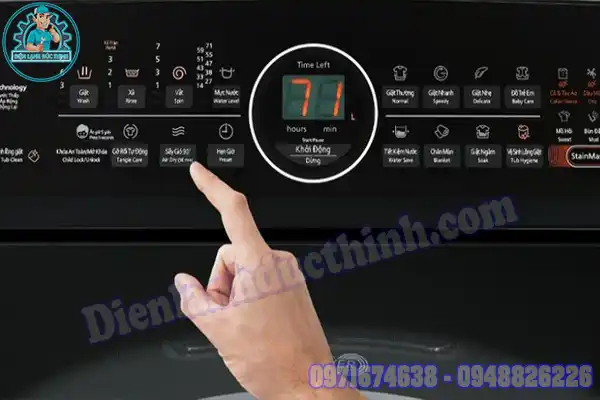 Máy giặt Panasonic báo lỗi U