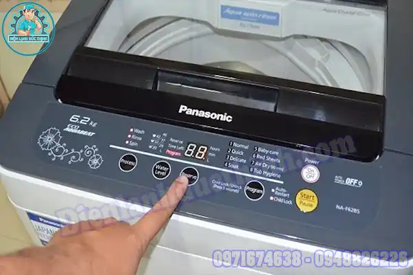 Máy giặt Panasonic báo lỗi H
