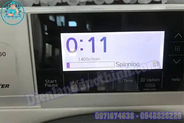 Cách test lỗi máy giặt Panasonic cửa ngang
