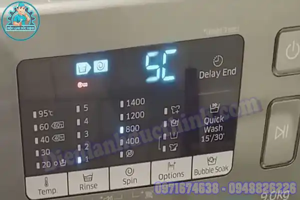 Mã lỗi máy giặt Samsung Inverter