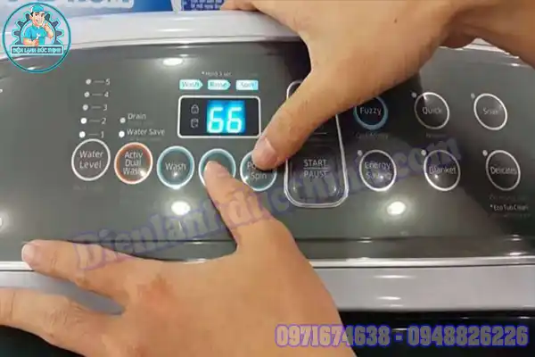 Cách test lỗi máy giặt Sharp
