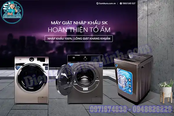 Bảng Mã Lỗi Máy Giặt Sumikura Và Cách Xử Lý Hiệu Quả6