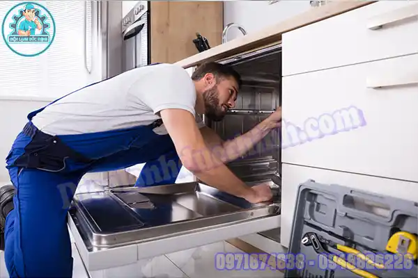 Đèn báo hết muối máy rửa bát Electrolux
