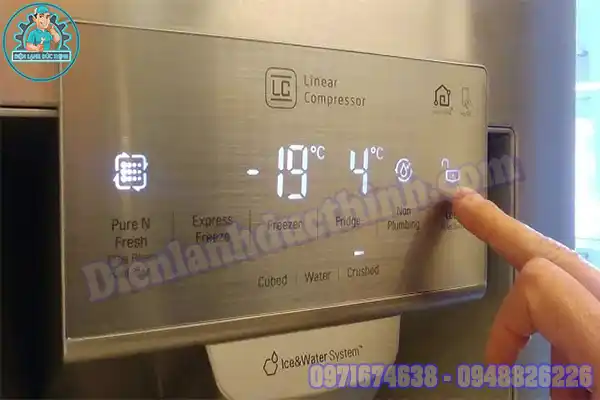 Mã lỗi tủ lạnh LG inverter