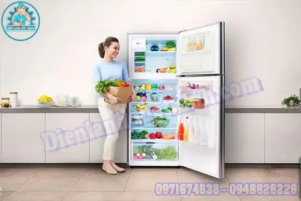 Tủ lạnh Mitsubishi nháy đèn
