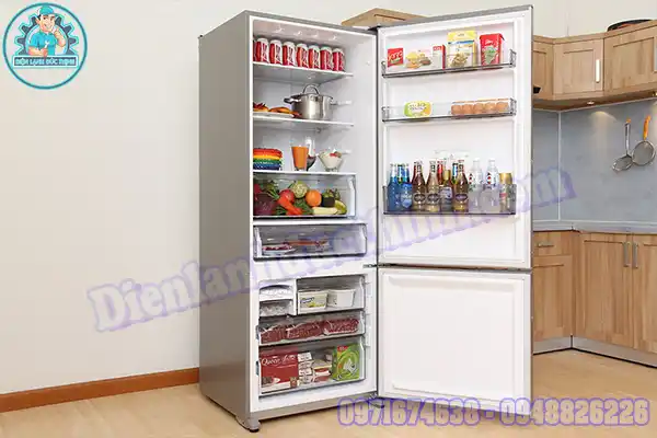 Đèn tủ lạnh Panasonic nhấp nháy