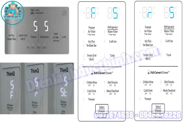 Tủ lạnh Sharp nháy đèn