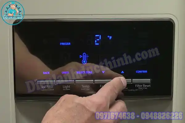 Mã lỗi E5 tủ lạnh Whirlpool