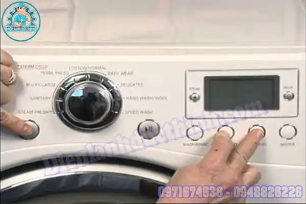 Cách test lỗi máy giặt LG cửa ngang