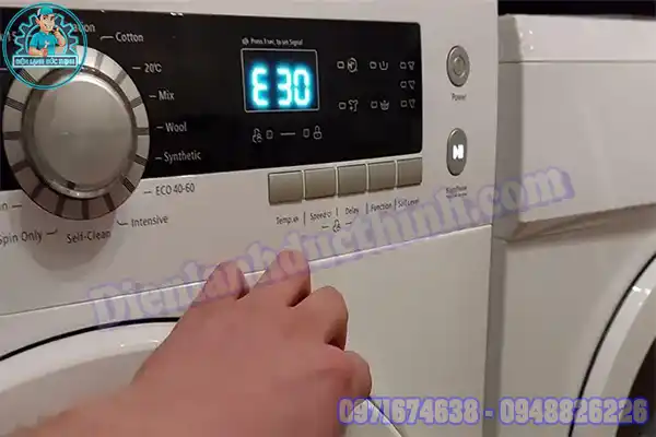 Lỗi E64 máy giặt Coex