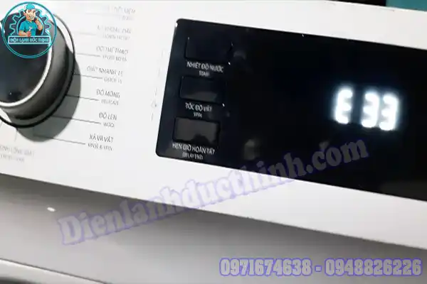 máy giặt toshiba báo lỗi e2-3