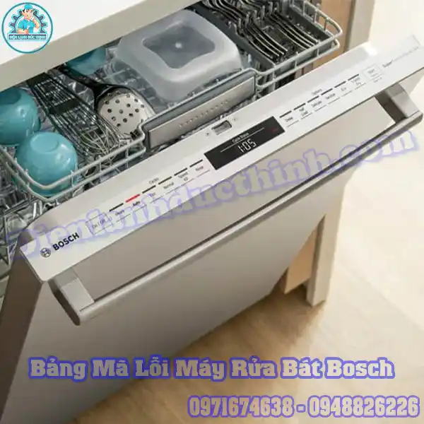 Tổng Hợp Mã Lỗi Máy Rửa Bát Bosch Mới Nhất Và Cách Xử Lý