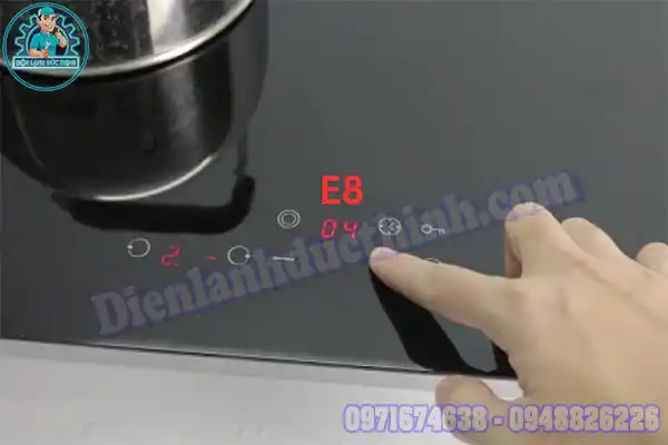 Bếp từ báo lỗi ie