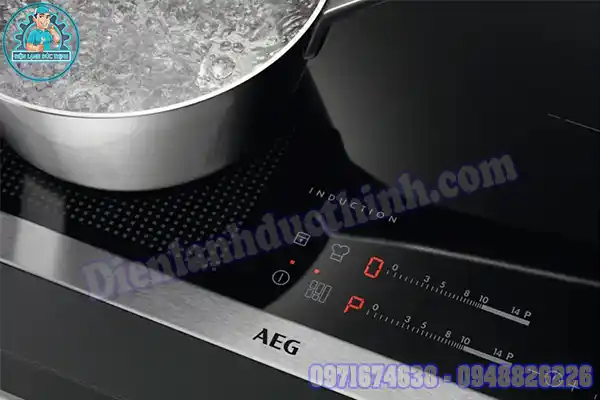 Lỗi E9 bếp từ AEG