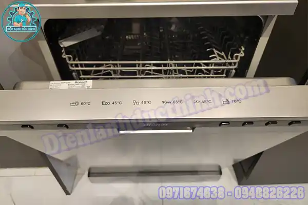 What is E1 error on Brandt dishwasher?