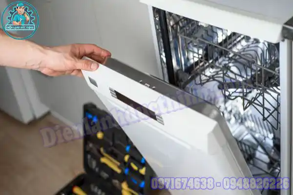 Máy rửa chén Candy báo lỗi el
