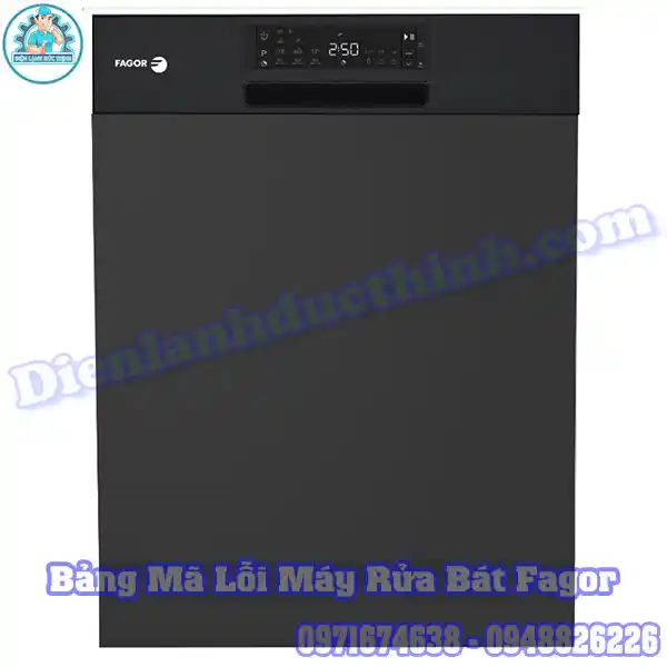 Bảng Mã Lỗi Máy Rửa Bát Fagor & Cách Test, Reset Tại Nhà