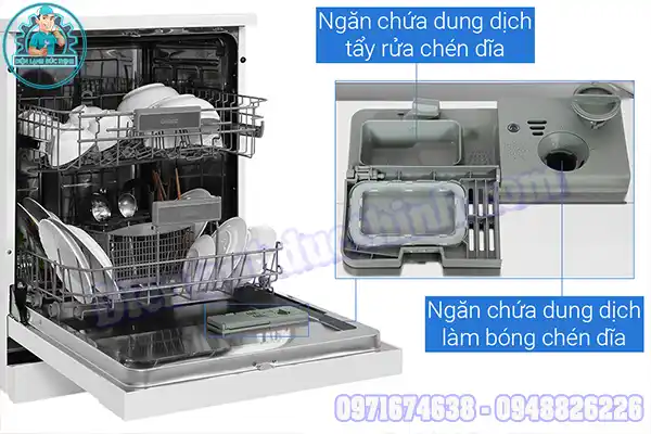 Lỗi E2 máy rửa bát Galanz