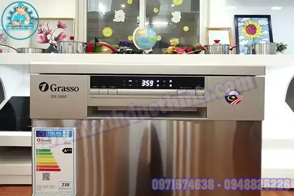 Bảng Mã Lỗi Máy Rửa Bát Grasso & Cách Tự Sửa Chữa Tại Nhà2