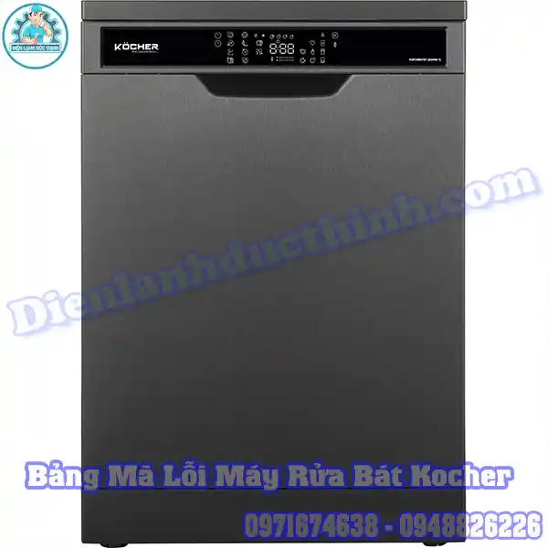 Bảng Mã Lỗi Máy Rửa Bát Kocher Cách Check Và Reset Lỗi