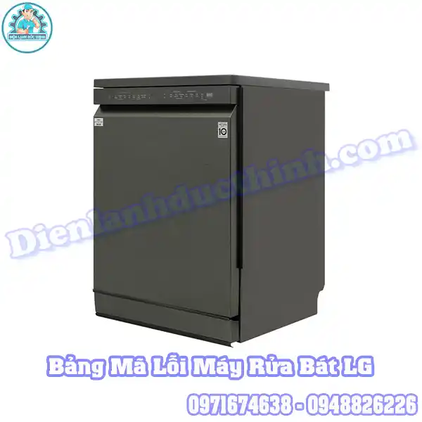 Tông Hợp Bảng Mã Lỗi Máy Rửa Bát LG Chuẩn Nhất