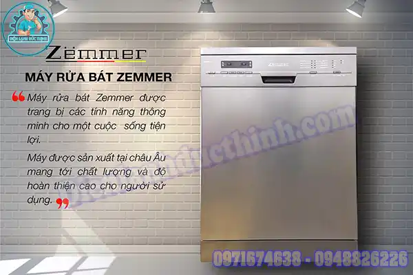 Bảng Mã Lỗi Máy Rửa Bát Zemmer Và Cách Khắc Phục Hiệu Quả1