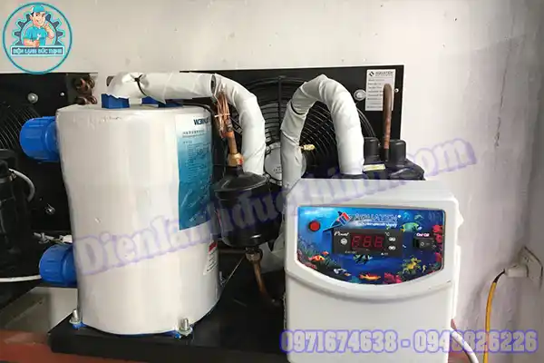 Máy làm lạnh nước hồ cá mini