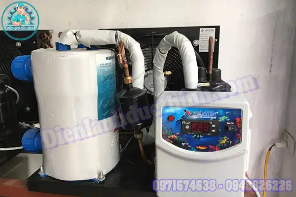 Giá máy làm lạnh nước hồ hải sản