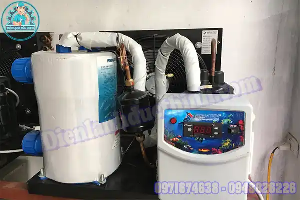 Máy làm lạnh nước hồ cá mini