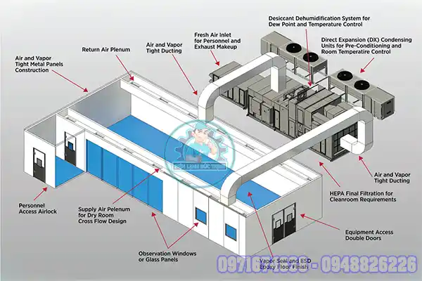 công nghệ sấy bằng khí khô
