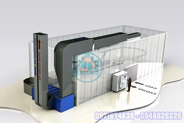 phòng sấy không khí tuần hoàn
