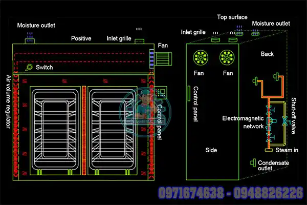 Sấy lạnh nhiệt độ bao nhiêu
