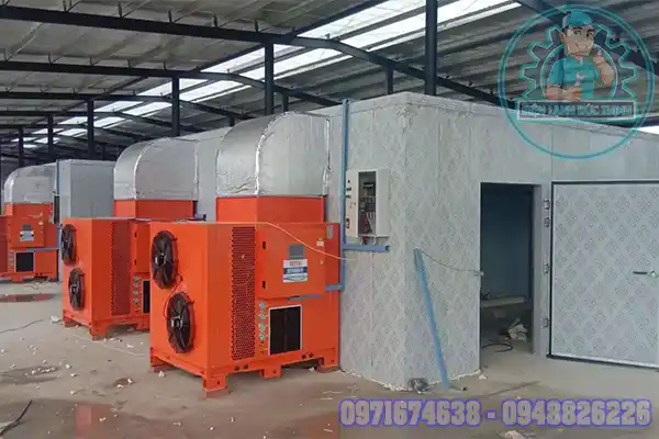 Lắp Đặt Phòng Sấy Lạnh Heat Pump