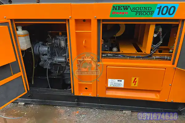 Máy phát điện Nhật bãi 100kva
