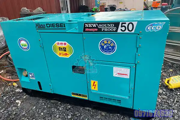 Máy phát điện nhật bãi 50kw
